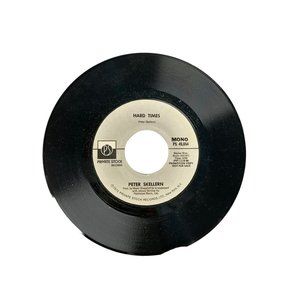 Vintage 7” 45 RPM vinyl record Peter Skellern hard times